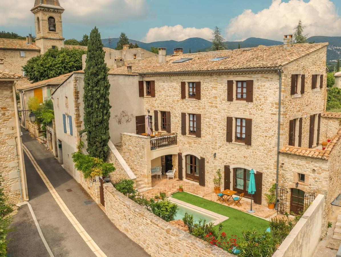 La Maison Wisteria Saint-Pantaleon-les-Vignes Bagian luar foto